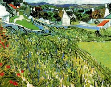 Viñedos con vistas a Auvers Vincent van Gogh Pinturas al óleo